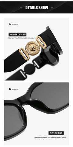 Fashion Square Sunglasses Woman-WF01308-Veeddydropshipping