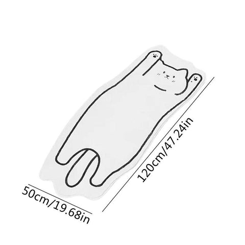 Cute Cat Rug Nordic Cartoon Carpet for Bedroom-HA00464-Veeddydropshipping