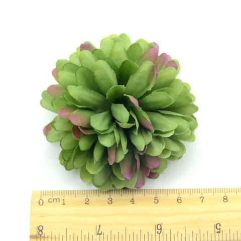 Silk Artificial Flower Head Hydrangea Wedding Decoration-HA00744-Veeddydropshipping