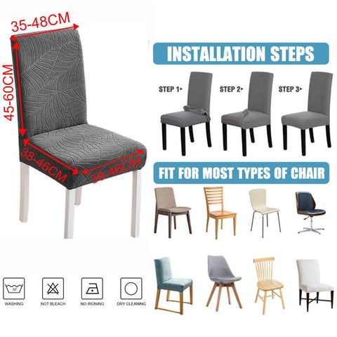 Elastic Thick Jacquard Spandex Chair Cover-HA00508-Veeddydropshipping