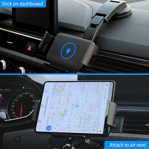Car Wireless Charger 20W Auto Clamping Phone Mount-PA01200-Veeddydropshipping