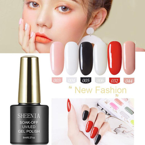 Nail Gel Polish UV Gel Polishes Semi Permanent Gel Varnish Hybrid-BH01018-Veeddydropshipping
