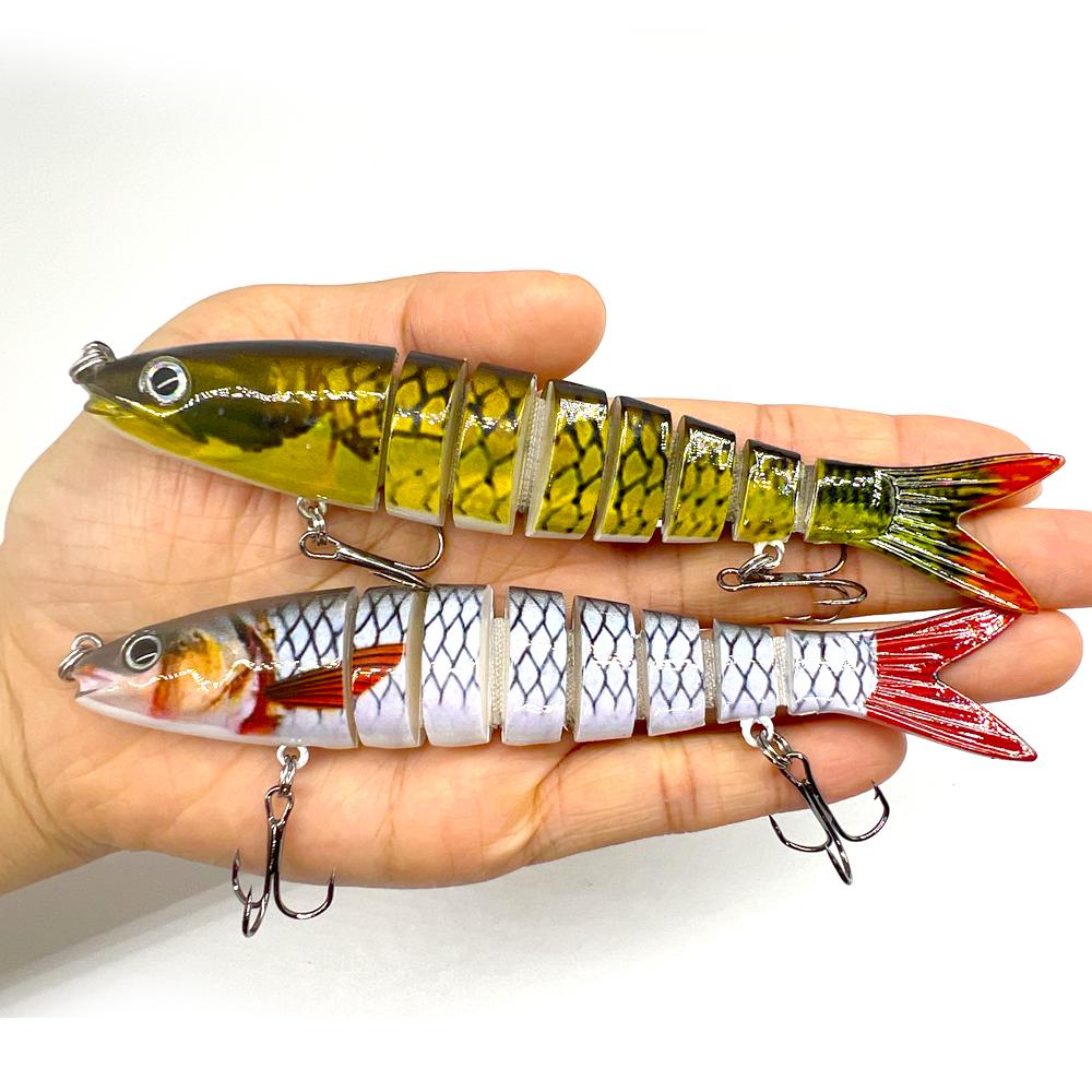 10/14cm Sinking Wobblers Fishing Lures Jointed Crankbait Swimbait 8 Segment Hard -OS00503-Veeddydropshipping
