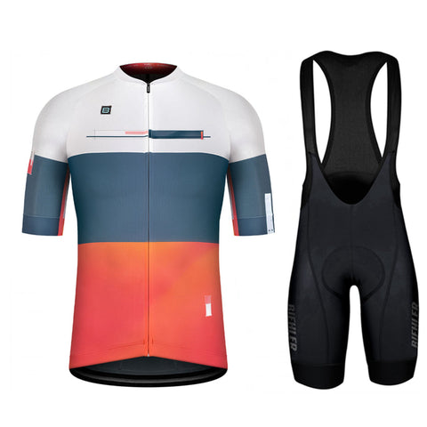 Summer Cycling Jersey Short Sleeves Bibs Shorts Suit Bicycle Clothing Set MTB-OS01078-Veeddydropshipping