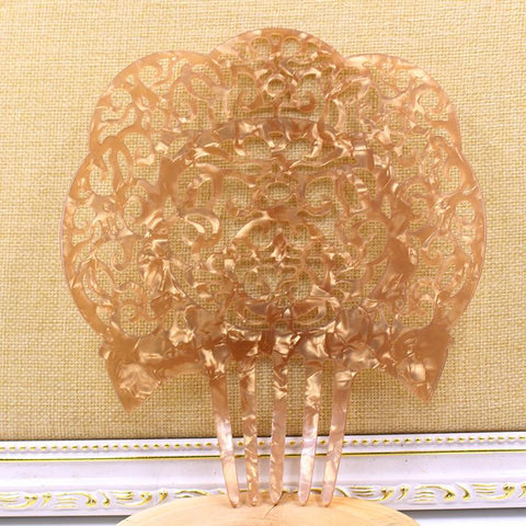 Acetic acid plate wedding hair accessories  -JW00470-Veeddydropshipping