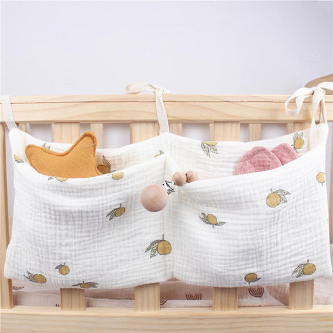 Baby Crib Storage Bag Nappy Organizer Portable Newborn Bed Headboard-TB00707-Veeddydropshipping