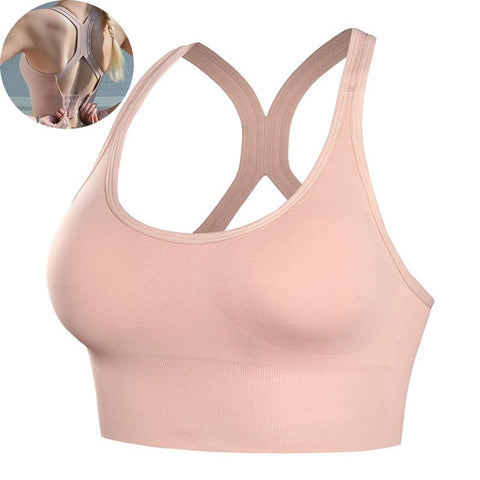 Women Push Up Seamless Sports Bra-WF00893-Veeddydropshipping