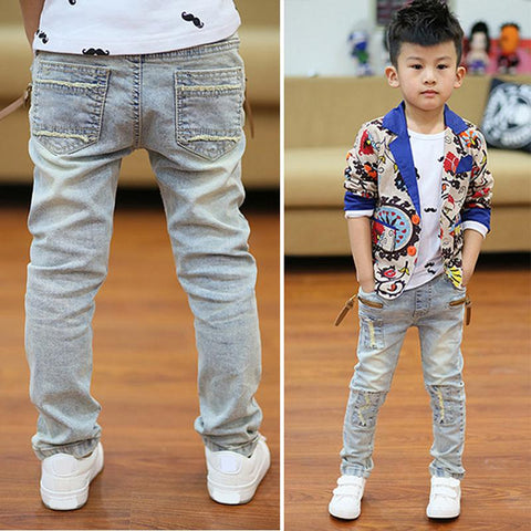 IENENS 5-13Y Kids Boys Clothes Skinny Jeans Classic Pants Children-TB01248-Veeddydropshipping