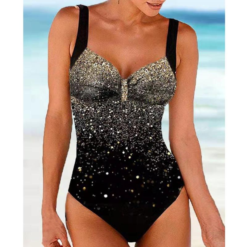 Summer One-Piece Large Swimsuits Closed Plus Size Swimwear Female Body -OS00088-Veeddydropshipping