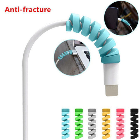 2Pcs Charging Cable Protector Saver Cover For Apple iPhone USB Charger Cable Cord Adorable-PA00902-Veeddydropshipping
