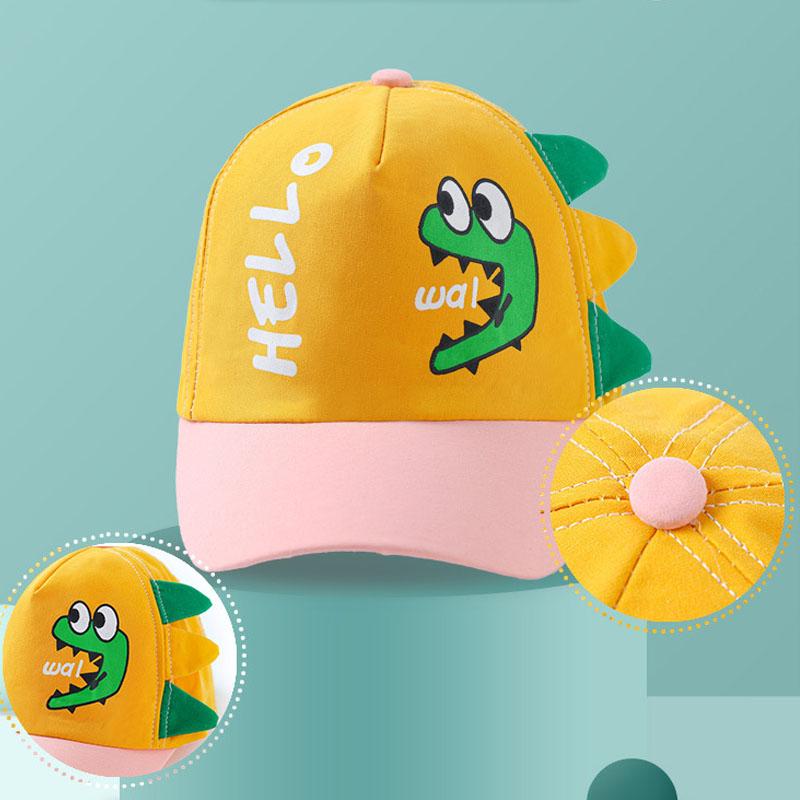 Baby Baseball Cap for Boy Girl Cartoon Dinosaur Children Adjustable Sun-Veeddydropshipping-5