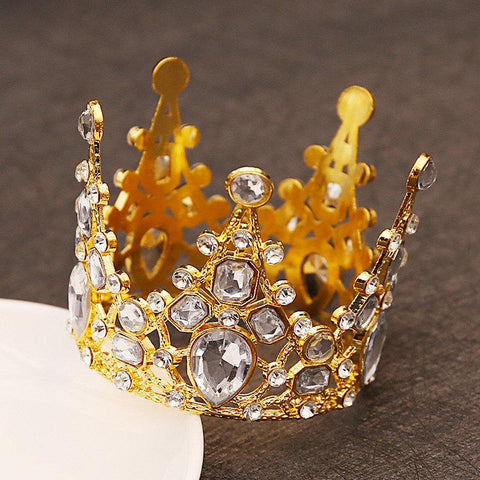 Wedding Crystal Brithday cake baking decorative Head Jewelry -JW00521-Veeddydropshipping