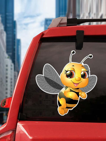 Personality PVC Decal  A Bee Flying Waterproof-AM00906-Veeddydropshipping
