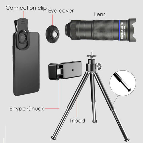 36x HD Telephoto Lens Phone Camera Lens KitClip-On Lense-PA01270-Veeddydropshipping