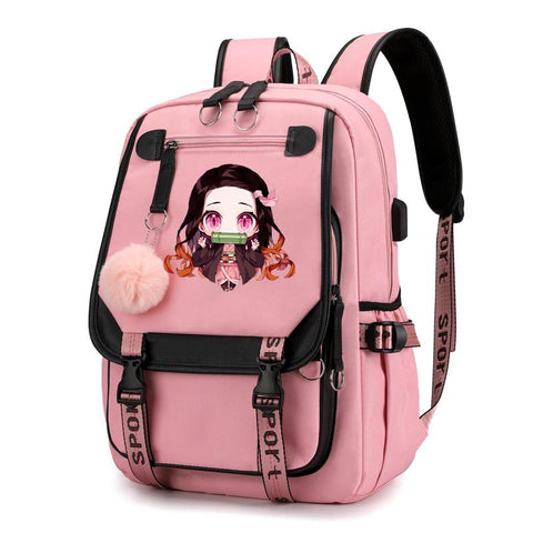 Kawaii Cartoon School Bag for Adults Large Capacity Manga To Travel-BS00026-Veeddydropshipping
