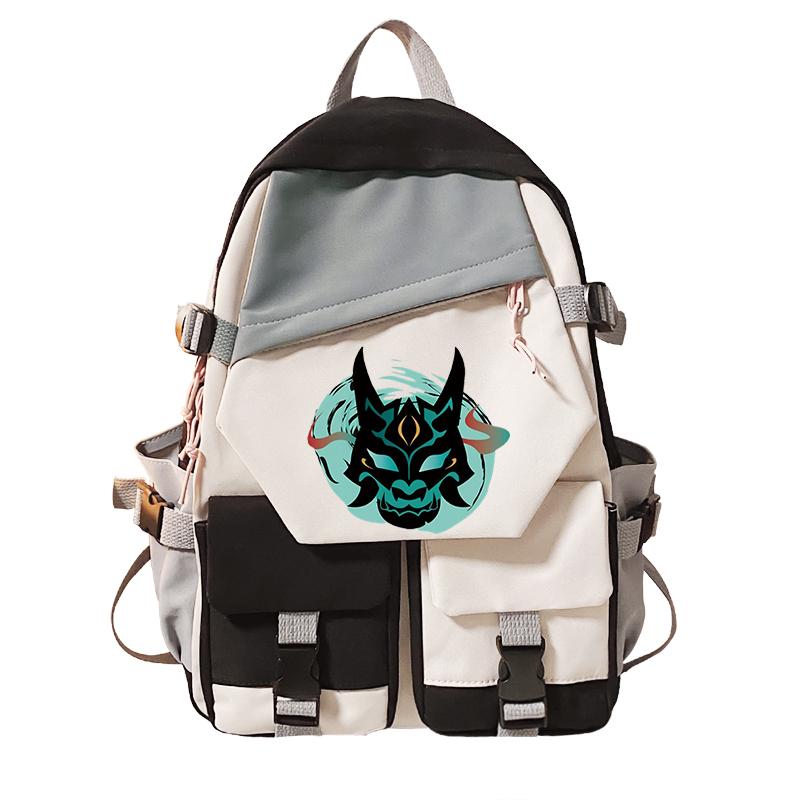 Backpacks Xiao Travel School Bags Hu Tao Student Backpack Bags Girls-BS00046-Veeddydropshipping