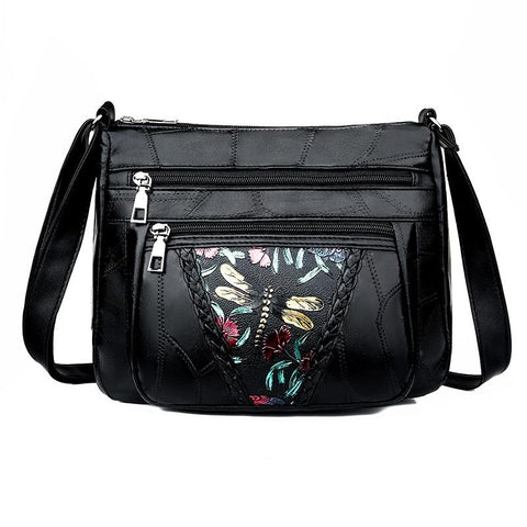 Shoulder Handbags And Purses Flowers Multi-pocket Crossbody-BS00159-Veeddydropshipping