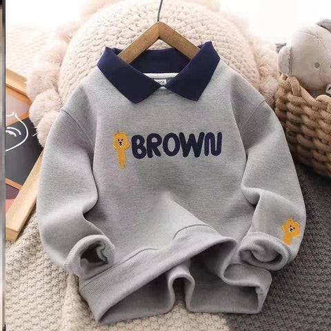 Boys Fleece-Lined Thickened Cotton Jacket Children-Veeddydropshipping