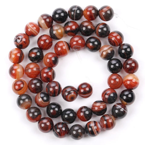 Natural Stone Beads Colorful Round Beads For Jewelry Making DIY -JW01513-Veeddydropshipping