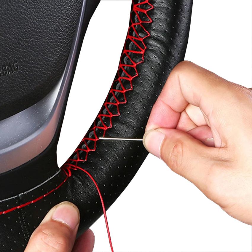 Cover Texture Soft PU Artificial Leather Car Covers With Needles-AM01346-Veeddydropshipping