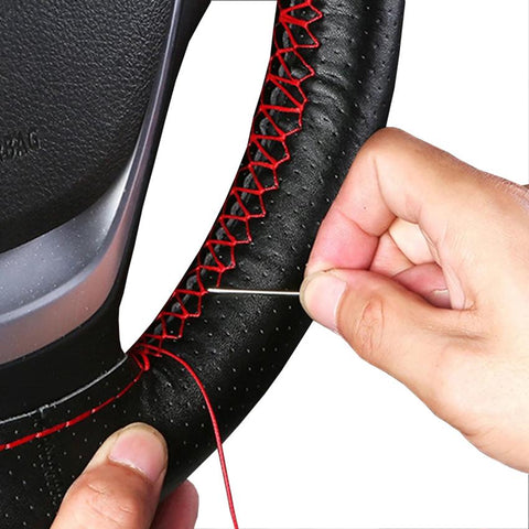 Cover Texture Soft PU Artificial Leather Car Covers With Needles-AM01346-Veeddydropshipping