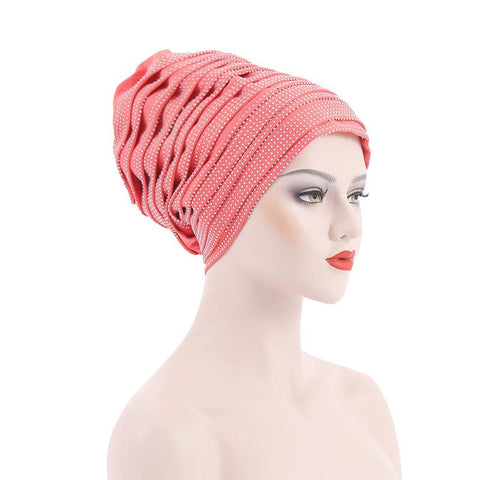 Exaggerated multi-layer folding cap Head Wraps-WF01706-Veeddydropshipping