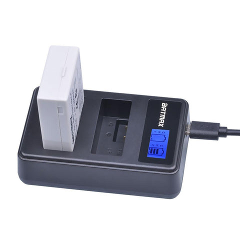 2Pcs 1800mah LP-E8 LPE8 LP E8 Battery Batterie AKKU + LCD Dual Charger -CE00392-Veeddydropshipping