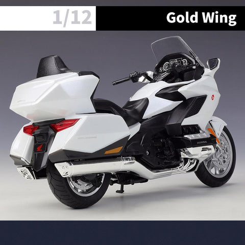 WELLY 1:12 2020 Honda Gold Wing Motorcycle Simulation Alloy Model-TB01432-Veeddydropshipping