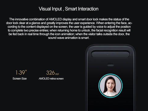 Face Recognition Smart Door Lock  Bluetooth Unlock-CO00588-Veeddydropshipping