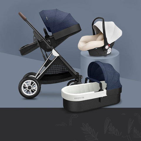 New Baby stroller 3 in1,four wheels stroller,2 in 1 baby car,kinderwagen-TB00367-Veeddydropshipping