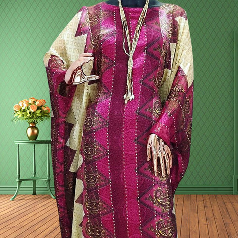 African Maxi Dresses For Women-WF01517-Veeddydropshipping