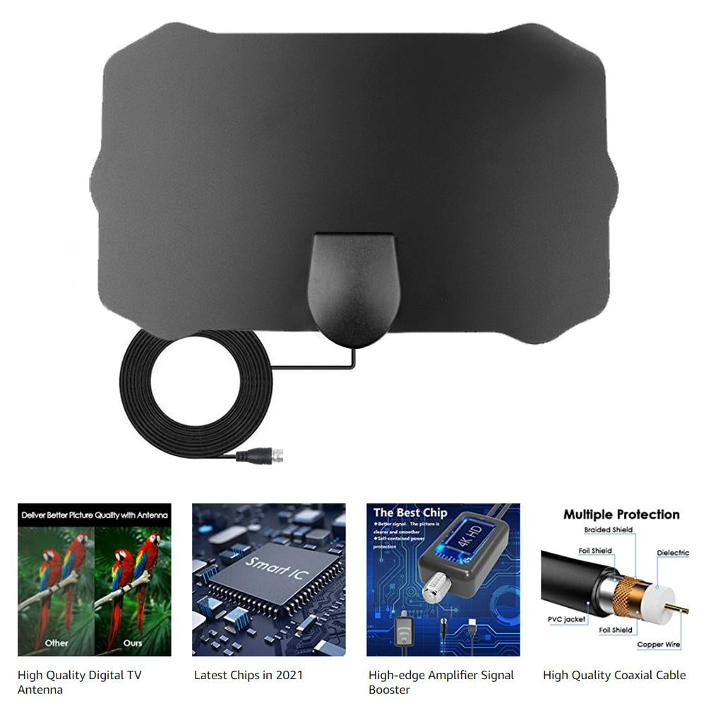 Digital Indoor TV Antenna Radius Surf  Mini  Aerial-Veeddydropshipping