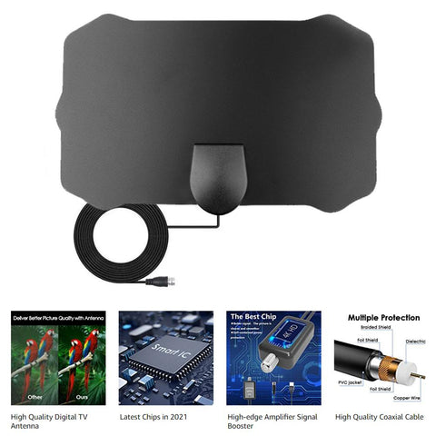 Digital Indoor TV Antenna Radius Surf  Mini  Aerial-Veeddydropshipping