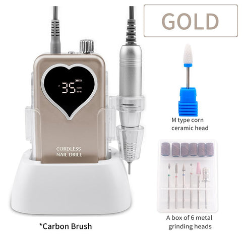 Rechargeable Desktop Base Manicure Electric Machine Nail File -BH01020-Veeddydropshipping