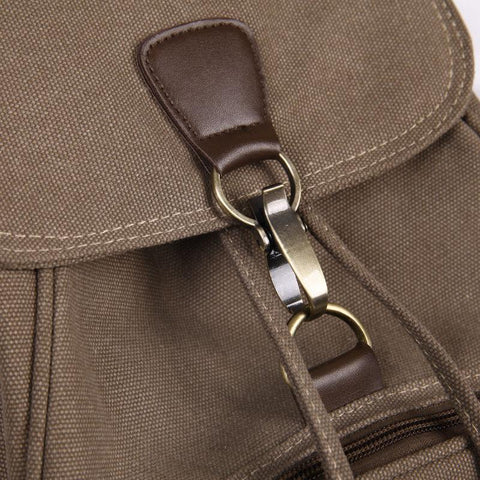 Cotton Women Travel Bag Fashion Drawstring Laptop School Bags-BS00061-Veeddydropshipping