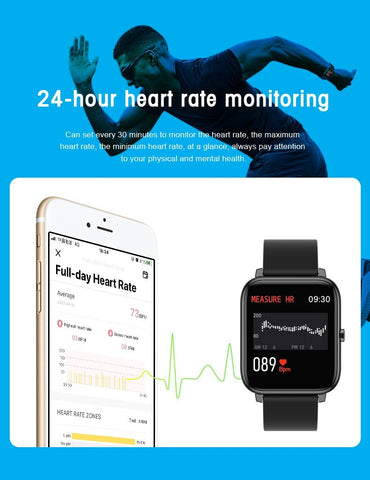 Sport Heart Sleep Monitoring Smartwatch for Android IOS Xiaomi phone-JW00997-Veeddydropshipping