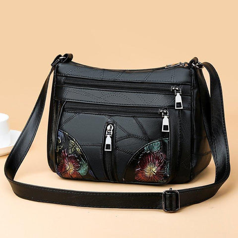 Shoulder Handbags And Purses Flowers Multi-pocket Crossbody-BS00159-Veeddydropshipping
