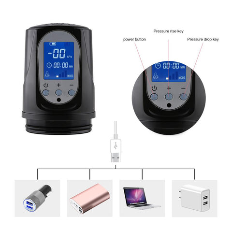 Electric Penis Pump Sex Toys for Men Male Masturbator Penis Extender Penile -BH01246-Veeddydropshipping
