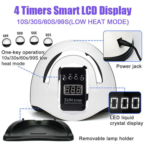 Nail Drying Lamp UV LED  With 1.5m Cable Manicure Machine-BH01074-Veeddydropshipping