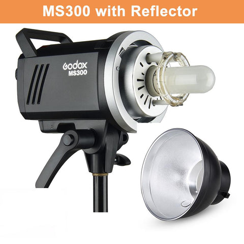 MS200 200W MS300 300W Studio Flash 2.4G Built-in Wireless Receiver Lightweight -CE00320-Veeddydropshipping