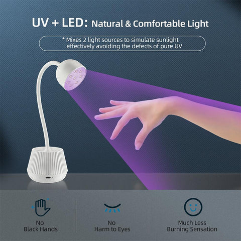 Nail Dryer False Nail Manicure Polish Glue Fast Drying -BH01090-Veeddydropshipping