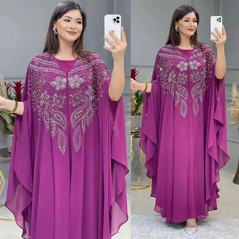 Abayas Women Fashion Dress Caftan Wedding-WF01510-Veeddydropshipping