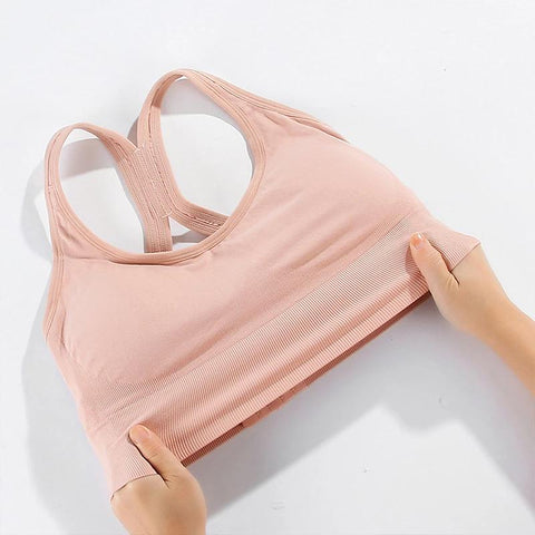 Women Push Up Seamless Sports Bra-WF00893-Veeddydropshipping