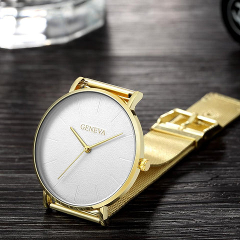 watch fashion gold Rose watch for women silver  watch-JW00954-Veeddydropshipping