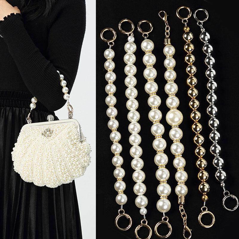 Pearl Bags Chains All-match Handbag Belts Lady Shoulder-BS00759-Veeddydropshipping