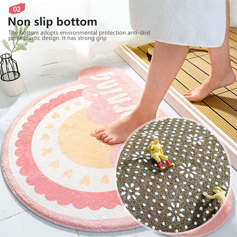 Rainbow Cartoon Sand Scraping Door Welcome Mat-HA00491-Veeddydropshipping