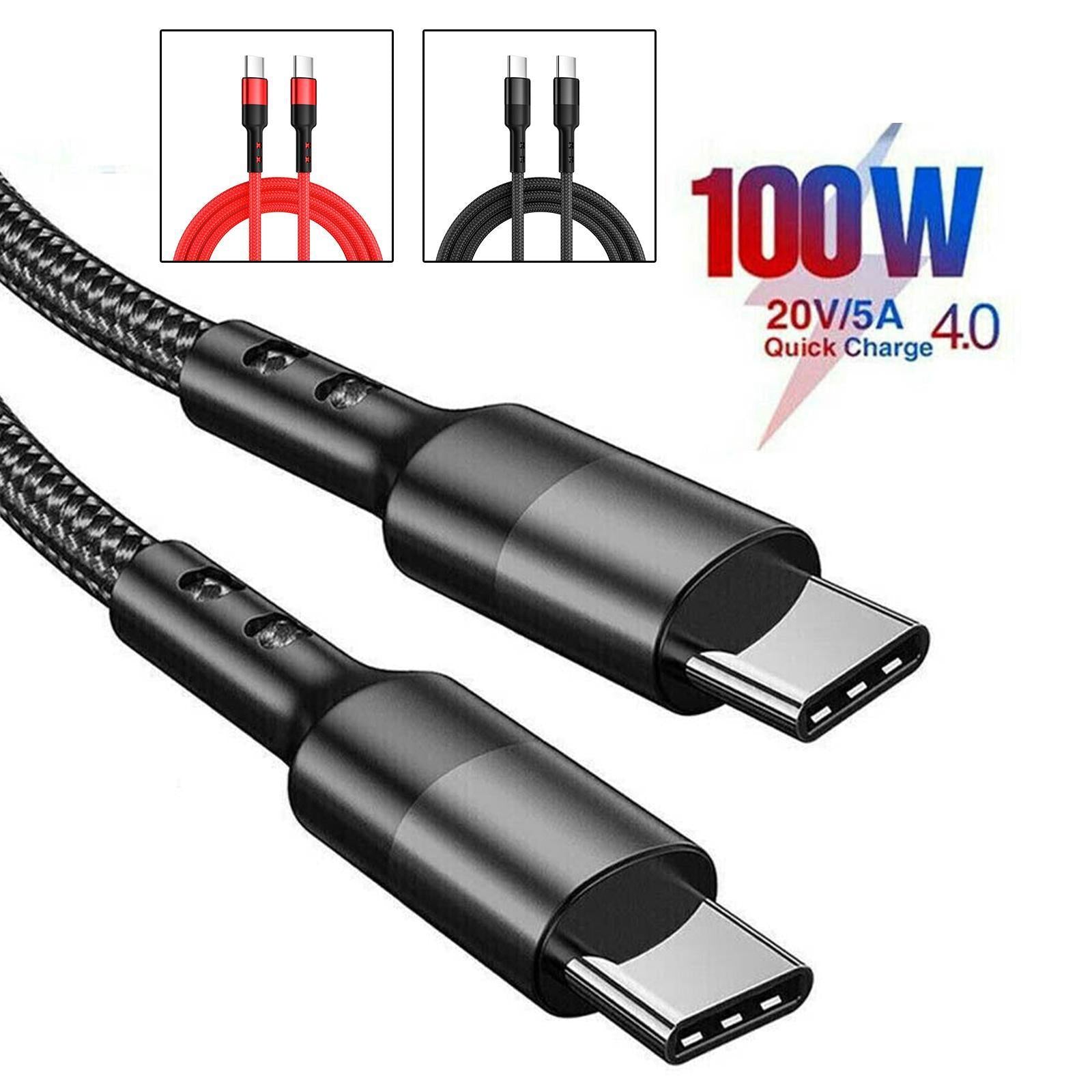 USB C Braided Fast Charger 100W 5A Cable-Veeddydropshipping