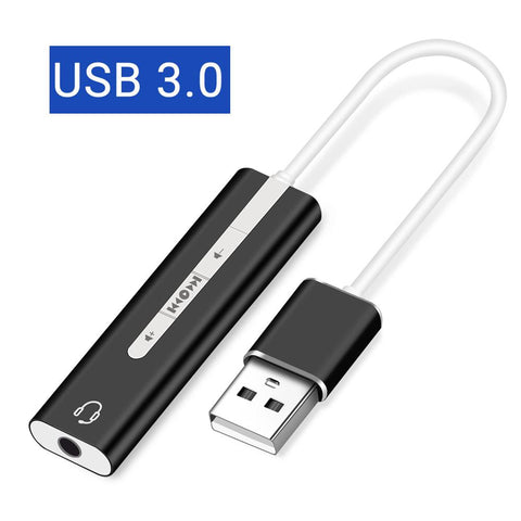 External Sound Card  Jack Audio Microphone Headphone Adapter-CO00157-Veeddydropshipping