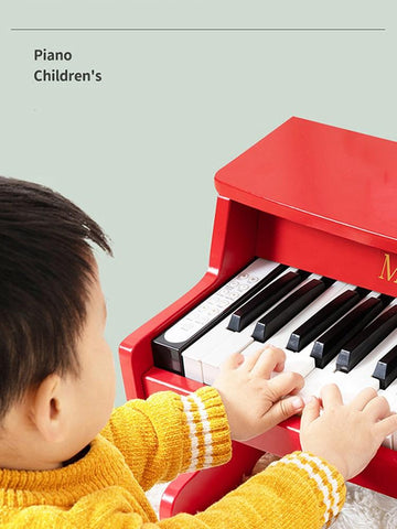 Shining Newborn Photography Props Children&#39;s Piano Toy Wooden-TB00765-Veeddydropshipping