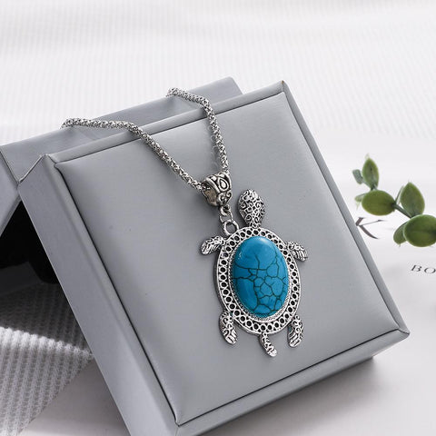 fashion new turquoise exotic lady three-piece jewelry set -JW00343-Veeddydropshipping